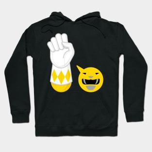 YELLOW RANGER hand-power Hoodie